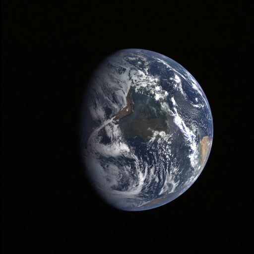 Earth from MESSENGER